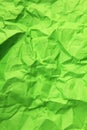 Green Crumpled Paper