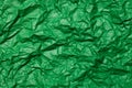 Green Crumpled paper background Royalty Free Stock Photo