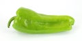 Green cubanelle chili pepper Royalty Free Stock Photo