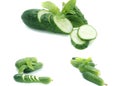 Green cucumbe Royalty Free Stock Photo