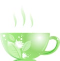 Green cup Royalty Free Stock Photo