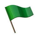 Green Curl Flag Icon