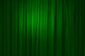 Green curtain, vector