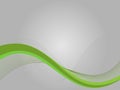 Green Curve and lines background