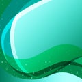 Green Curves Background Means Sloping Sparkly Lines