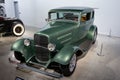 Green custom hot rod 1932 Ford Victoria Sedan