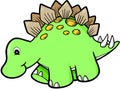 Green Cute Dinosaur