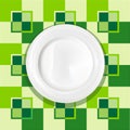 Cutlery plate vector eps file