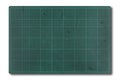 Green cutting mats isolated