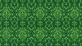 Green Damask Seamless Vector Pattern Royalty Free Stock Photo