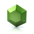 Green diamond icon Royalty Free Stock Photo