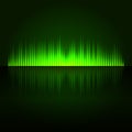 Green Digital Abstract Equalizer Background. Royalty Free Stock Photo