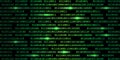 Green digital binary code web technology background Royalty Free Stock Photo