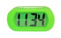 Green digital electronic clock