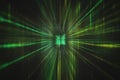 Green Digital Motion Zoom Abstract technology background