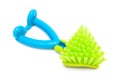 Green dishwashing brush