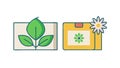 Green documents: Eco-friendly file management illustration. vector design Generative AI Royalty Free Stock Photo