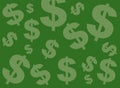 Green Dollar Sign background