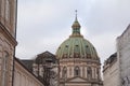 The dome of Marmorkirken, Copenhagen, Denmark