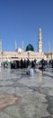 The green dome of the medina is very beautiful