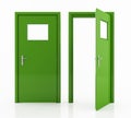 Green door