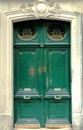 Green Door Royalty Free Stock Photo