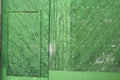 Green door detail