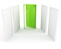 Green door to success