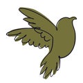 green dove bird