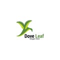 green dove leaf wing combination concept