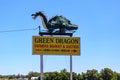 The Green Dragon Entrance Sign