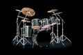 Green Drum kit Royalty Free Stock Photo