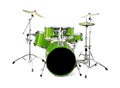 Green Drums Royalty Free Stock Photo