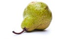 Green duchesse pear isolaed on white