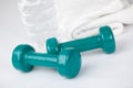 Green dumbell