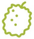 Green durian, icon icon