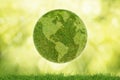 Green Earth background. Earth Day, Ecology and Nature concepts. Royalty Free Stock Photo