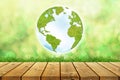 Green Earth background. Earth Day, Ecology and Nature concepts. Royalty Free Stock Photo