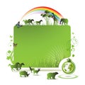 Green earth banner