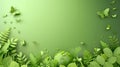 Green Earth Day Banner and World Environment Day Concept Royalty Free Stock Photo