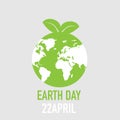 Green earth eco world planet concept vector Royalty Free Stock Photo