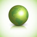 Green Earth Planet Health World Day Global Holiday Banner With Copy Space Royalty Free Stock Photo