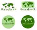 Green Earth signs Royalty Free Stock Photo
