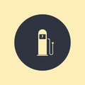 Green Eco Electric Fuel Pump Vector Icon Royalty Free Stock Photo