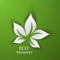 Green eco friendly background Royalty Free Stock Photo