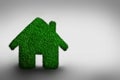 Green, eco friendly house concept. Royalty Free Stock Photo