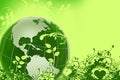 Green Eco Globe Royalty Free Stock Photo
