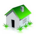 Green eco house Royalty Free Stock Photo