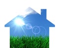 Green Eco House Concept Royalty Free Stock Photo