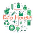 Green Eco House concept Royalty Free Stock Photo